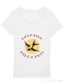 Tricou STANLEY STELLA dama Ladybird Alb