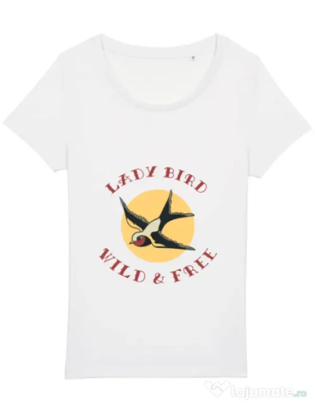 Tricou STANLEY STELLA dama Ladybird Alb
