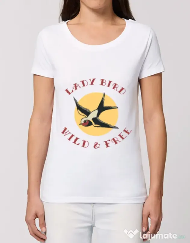 Tricou STANLEY STELLA dama Ladybird Alb
