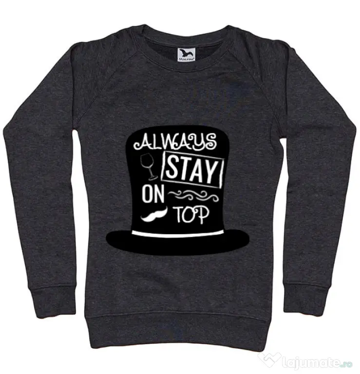 Bluza ADLER dama Stay on top Negru melanj