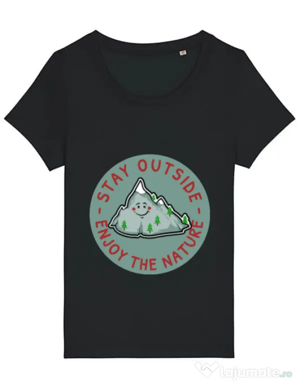 Tricou STANLEY STELLA dama Stay outside Negru