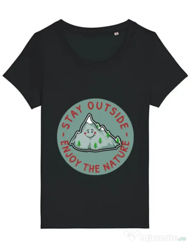 Tricou STANLEY STELLA dama Stay outside Negru