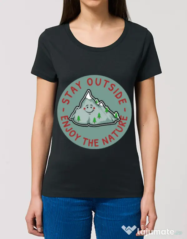 Tricou STANLEY STELLA dama Stay outside Negru