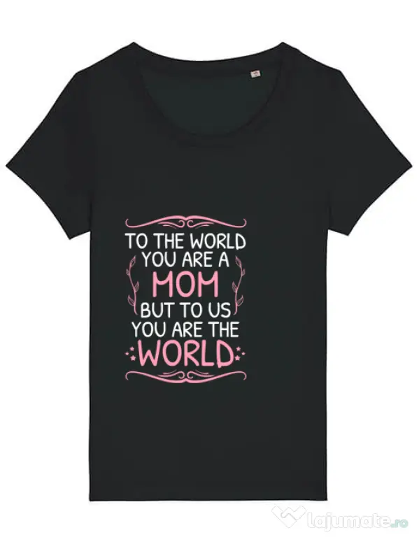 Tricou STANLEY STELLA dama You are the world Negru