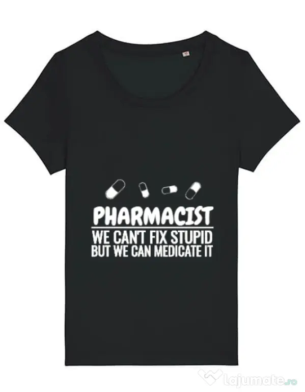 Tricou STANLEY STELLA dama Pharmacist Negru