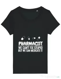Tricou STANLEY STELLA dama Pharmacist Negru