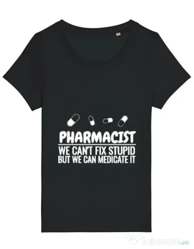 Tricou STANLEY STELLA dama Pharmacist Negru