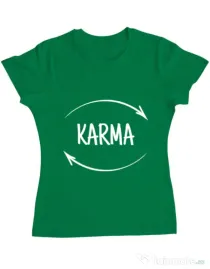 Tricou ADLER dama Karma Verde mediu