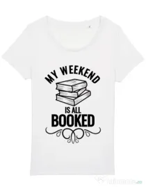 Tricou STANLEY STELLA dama All booked Alb