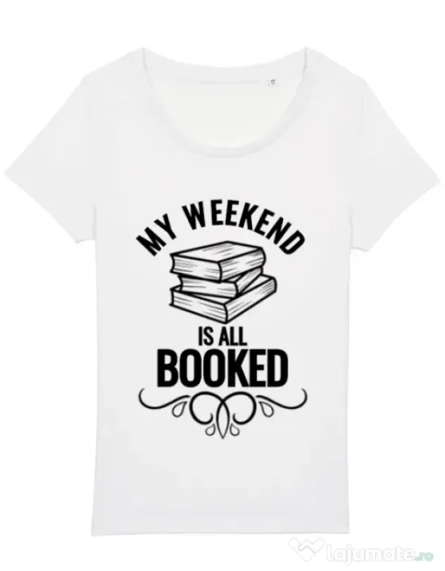 Tricou STANLEY STELLA dama All booked Alb