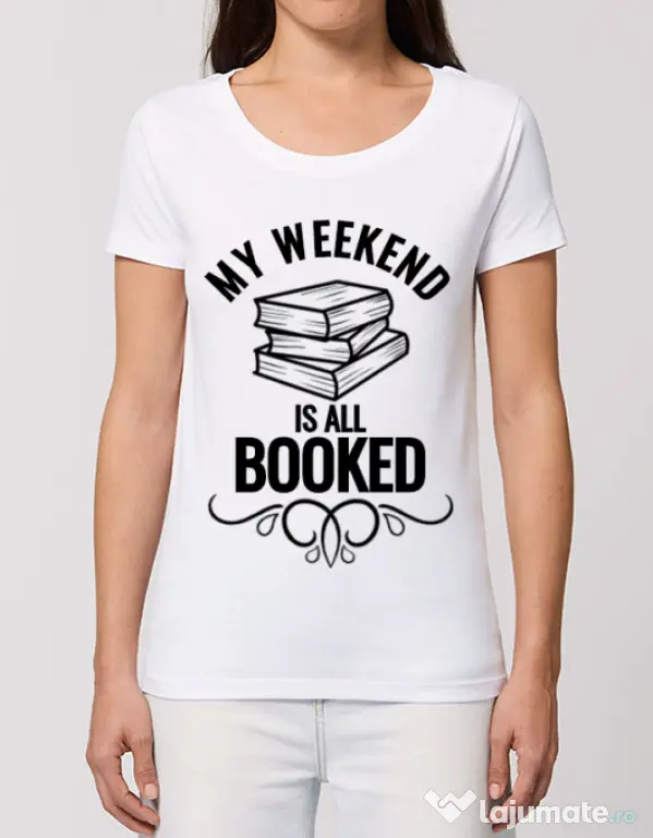 Tricou STANLEY STELLA dama All booked Alb