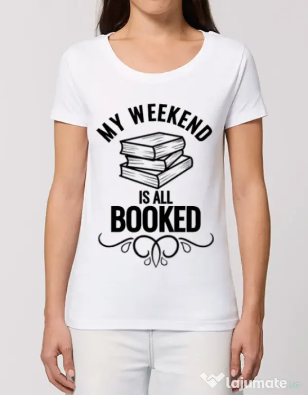 Tricou STANLEY STELLA dama All booked Alb