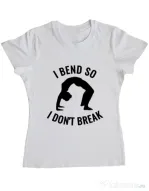 Tricou ADLER dama I bend Alb