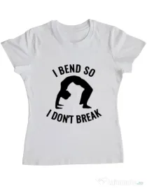 Tricou ADLER dama I bend Alb