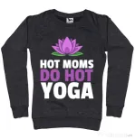 Bluza ADLER dama Hot yoga Negru melanj