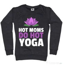 Bluza ADLER dama Hot yoga Negru melanj