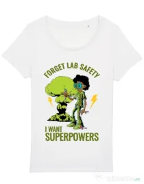 Tricou STANLEY STELLA dama I want superpowers Alb
