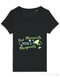 Tricou STANLEY STELLA dama Mamacita Negru