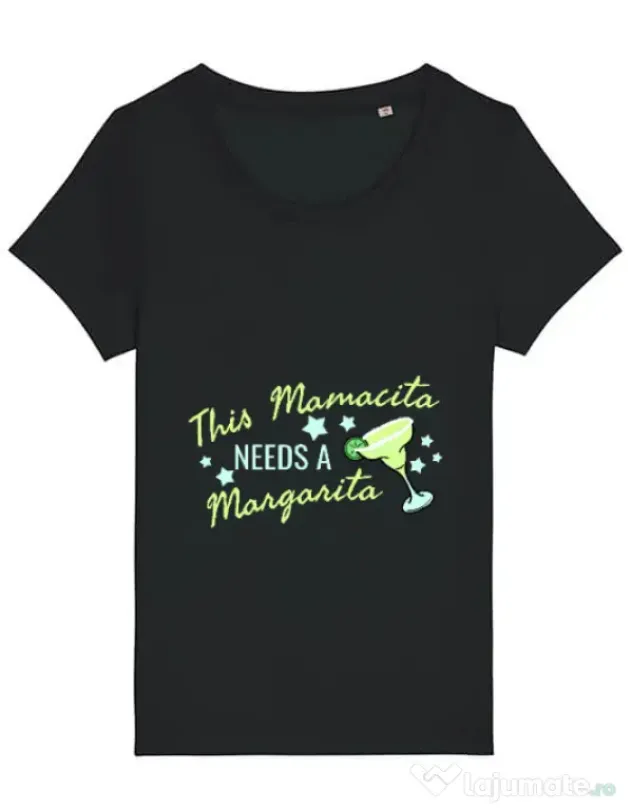 Tricou STANLEY STELLA dama Mamacita Negru