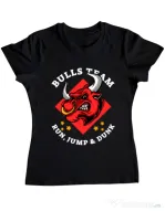Tricou ADLER dama Run jump & dunk Negru