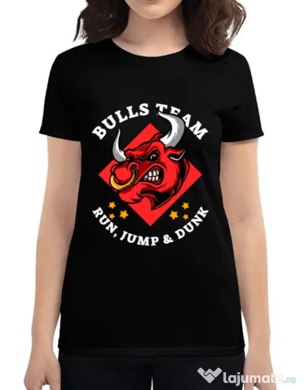 Tricou ADLER dama Run jump & dunk Negru