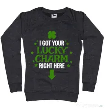 Bluza ADLER dama Lucky charm Negru melanj