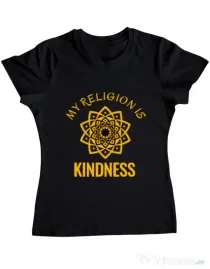 Tricou ADLER dama Kindness Negru