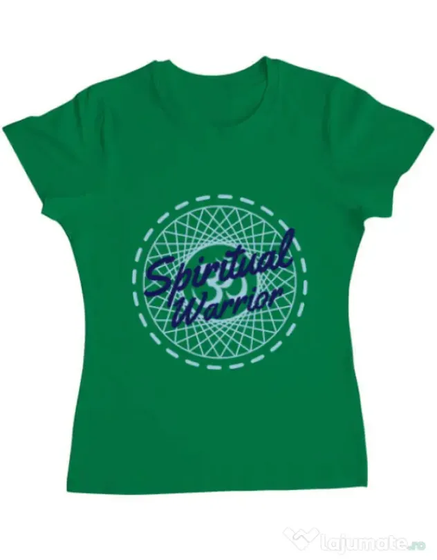 Tricou ADLER dama Spiritual warrior Verde mediu