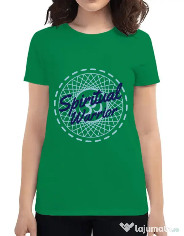 Tricou ADLER dama Spiritual warrior Verde mediu