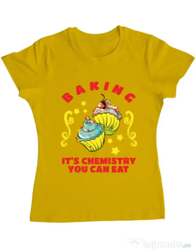 Tricou ADLER dama Baking Galben