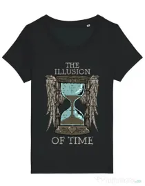 Tricou STANLEY STELLA dama The illusion of time Negru