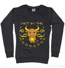Bluza ADLER dama Not in the mood Negru melanj