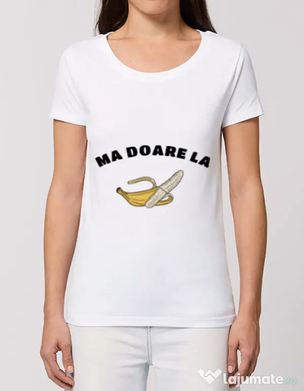 Tricou STANLEY STELLA dama Ma doare Alb