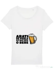 Tricou STANLEY STELLA dama As mai bea o bere Alb