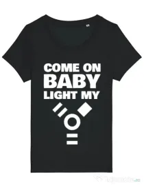 Tricou STANLEY STELLA dama Come on baby Negru