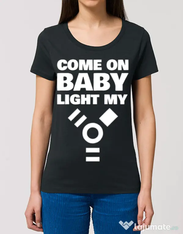 Tricou STANLEY STELLA dama Come on baby Negru