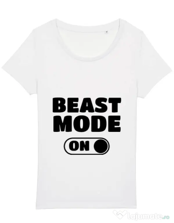 Tricou STANLEY STELLA dama Beast mode Alb
