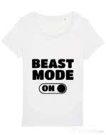 Tricou STANLEY STELLA dama Beast mode Alb