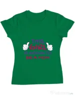 Tricou ADLER dama Future Mom Verde mediu