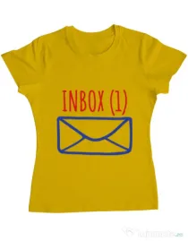 Tricou ADLER dama Inbox Galben