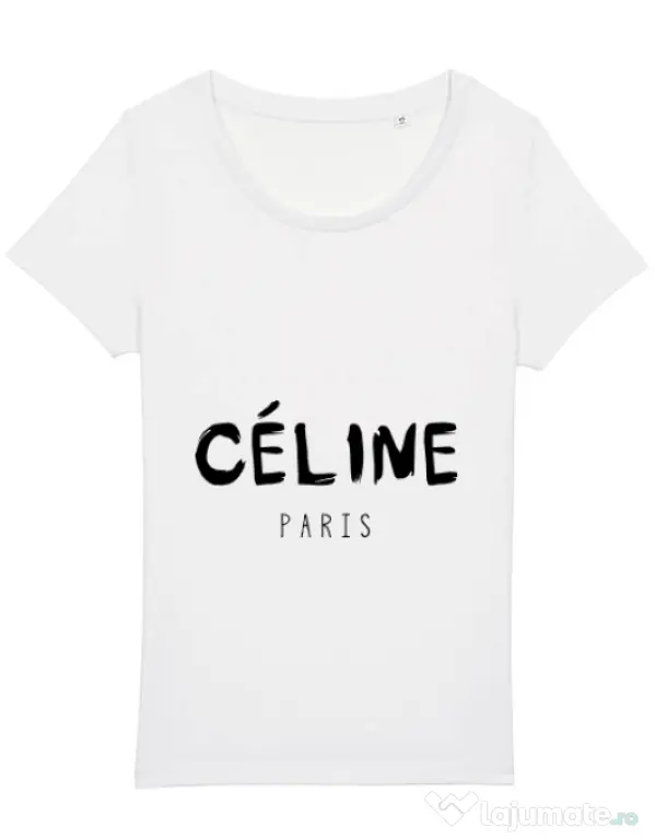 Tricou STANLEY STELLA dama Celine paris Alb