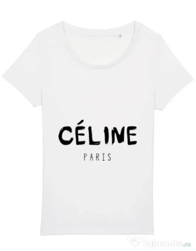 Tricou STANLEY STELLA dama Celine paris Alb