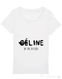 Tricou STANLEY STELLA dama Line up bitches Alb