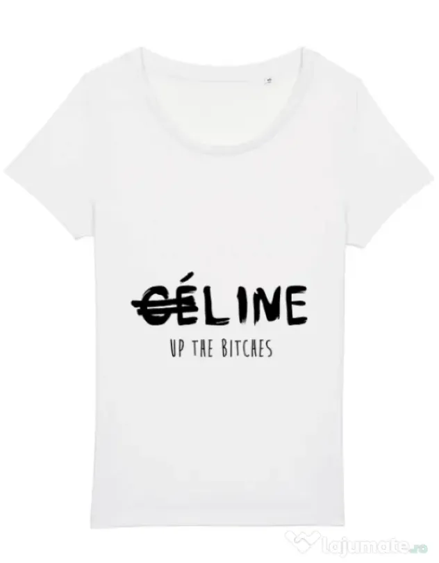 Tricou STANLEY STELLA dama Line up bitches Alb