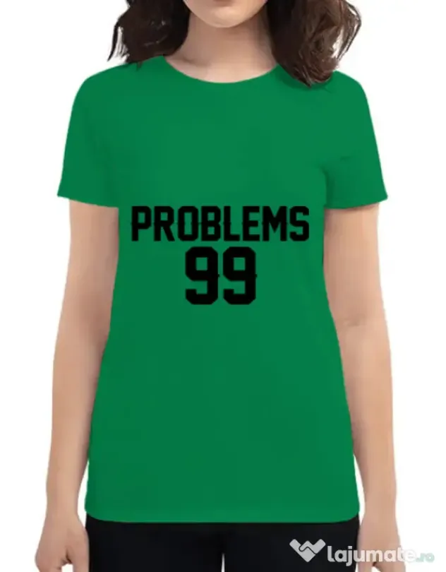 Tricou ADLER dama 99 Problems Verde mediu