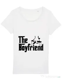 Tricou STANLEY STELLA dama The boyfriend Alb