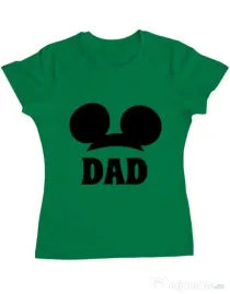 Tricou ADLER dama Mouse dad Verde mediu