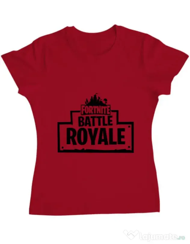 Tricou ADLER dama Battle royale 2 Rosu