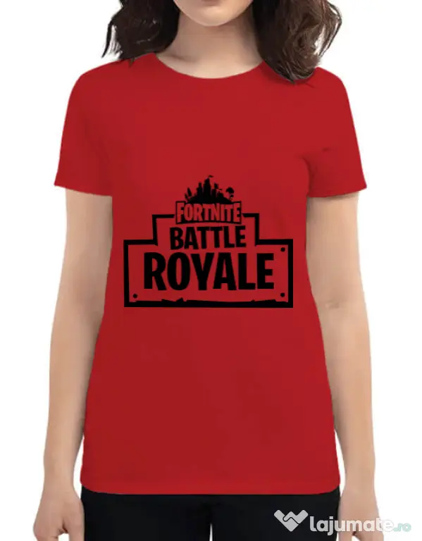Tricou ADLER dama Battle royale 2 Rosu