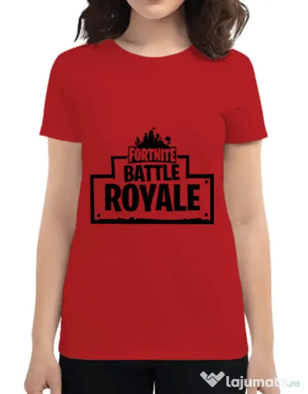 Tricou ADLER dama Battle royale 2 Rosu
